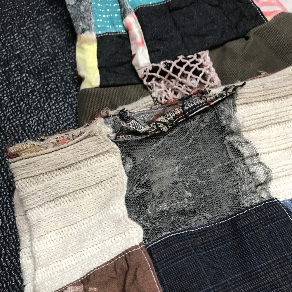 Trixy Xchange Patchwork Fishnet OTK Leg Warmers - Picture 8 of 8